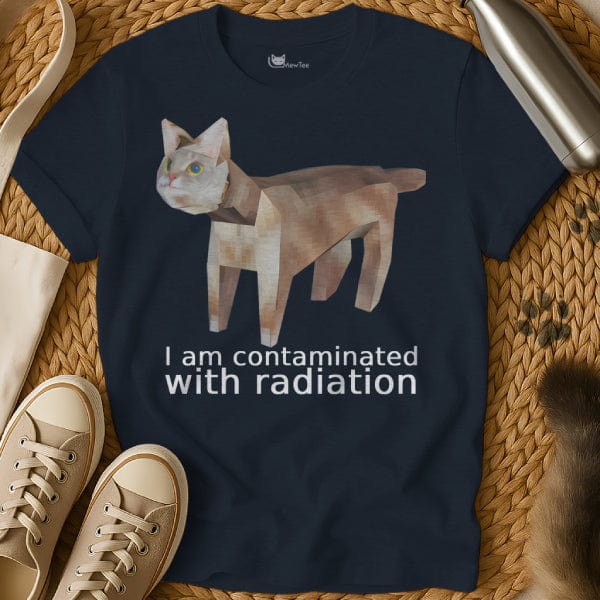 MewTee Navy / S Radiation Shirt | Cat Tee