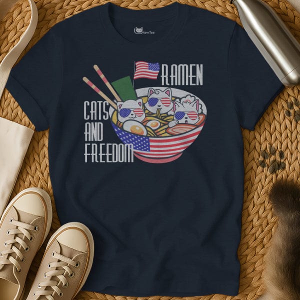 MewTee Navy / S Ramen Shirt | Cat Tee