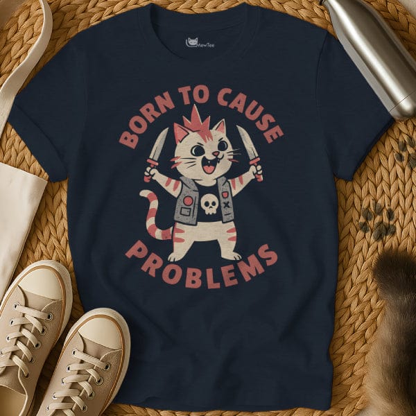 MewTee Navy / S Rebel Shirt