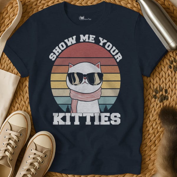 MewTee Navy / S Show Me Your Kitties Shirt | Cat Tee