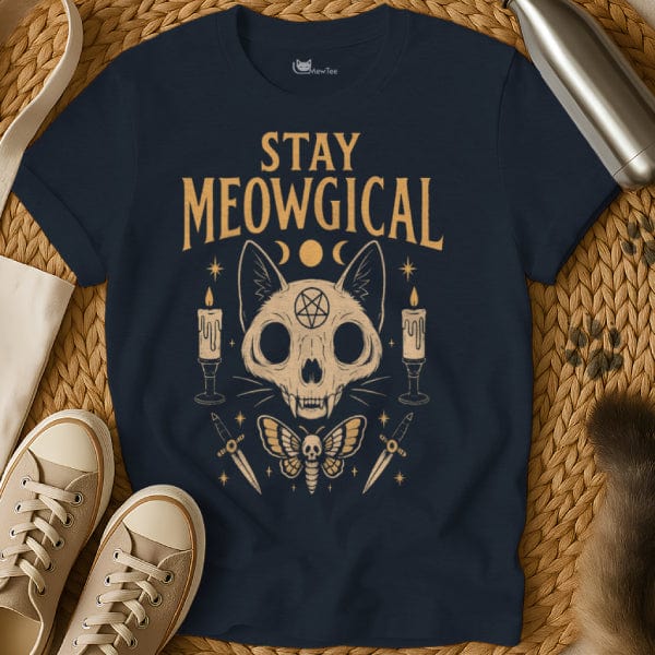 MewTee Navy / S Stay Magical | Cat Tee