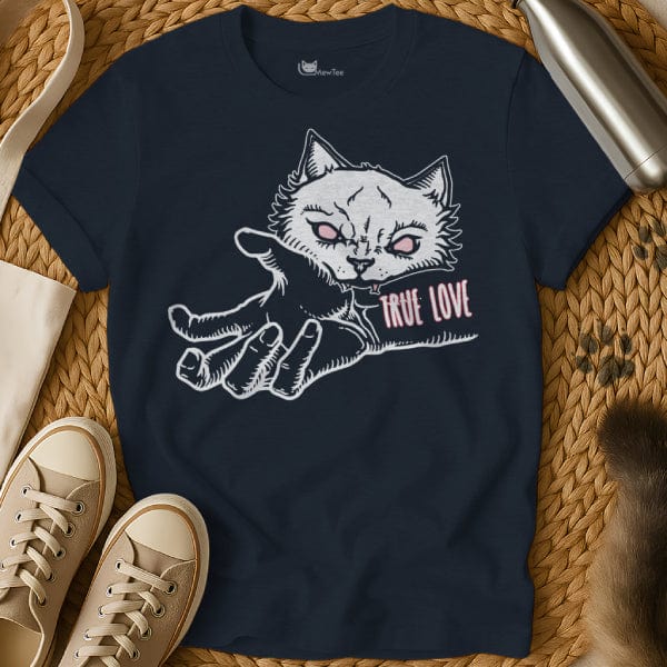 MewTee Navy / S True Love Shirt | Cat Tee
