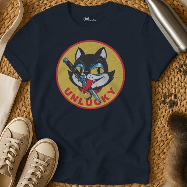 MewTee Navy / S Unlucky Shirt