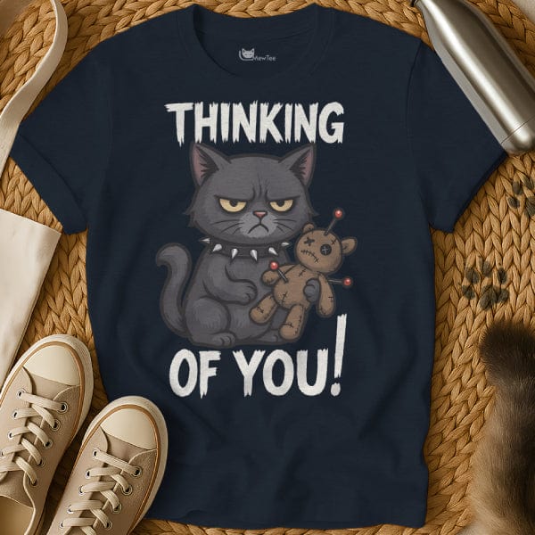 MewTee Navy / S Voodoo Shirt | Cat Tee