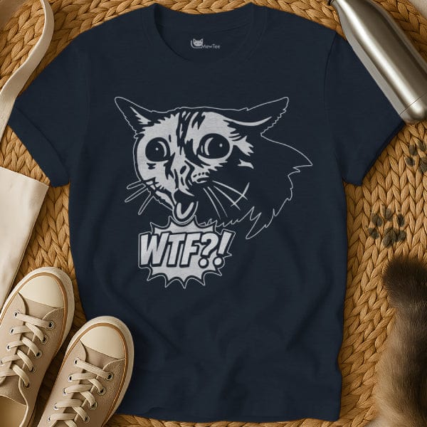 MewTee Navy / S WTF Shirt