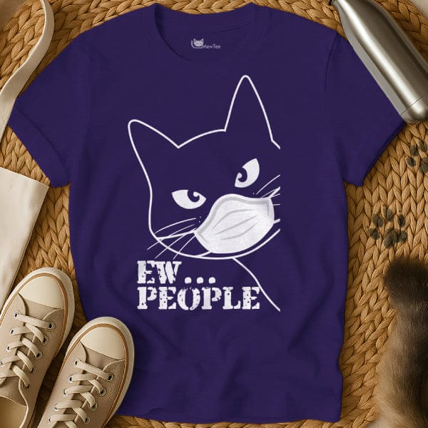 MewTee Purple / S Ew People T Shirt | Cat Tee