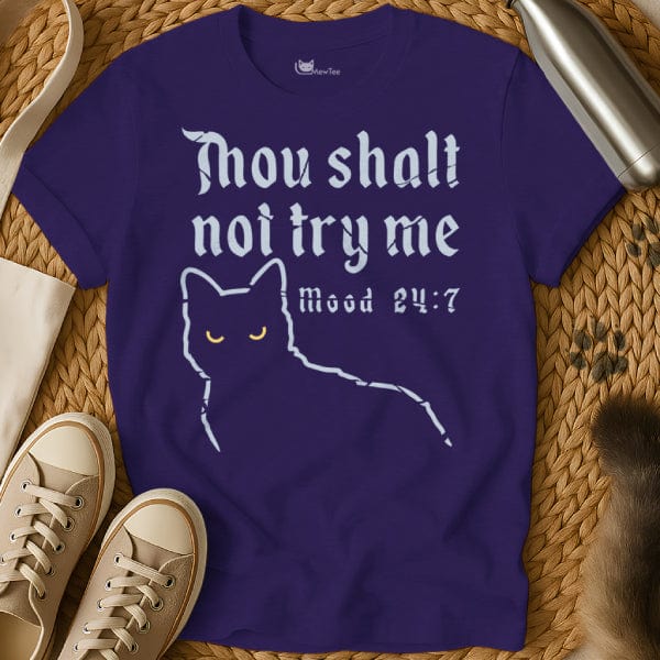 MewTee Purple / S Mood Shirt | Cat Tee