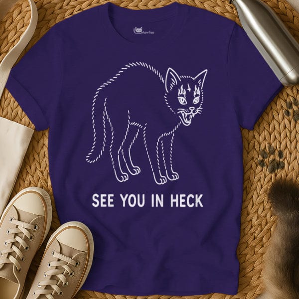 MewTee Purple / S See You in Heck Shirt