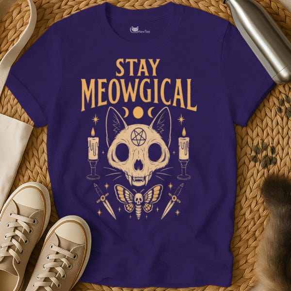 MewTee Purple / S Stay Magical | Cat Tee