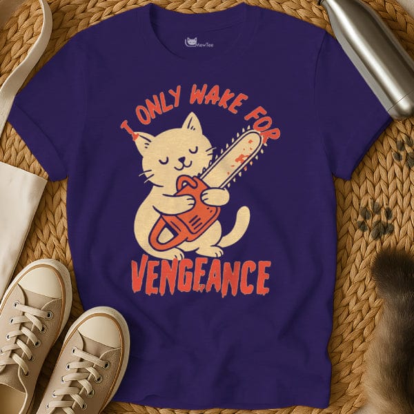 MewTee Purple / S Vengeance T Shirt | Cat Tee