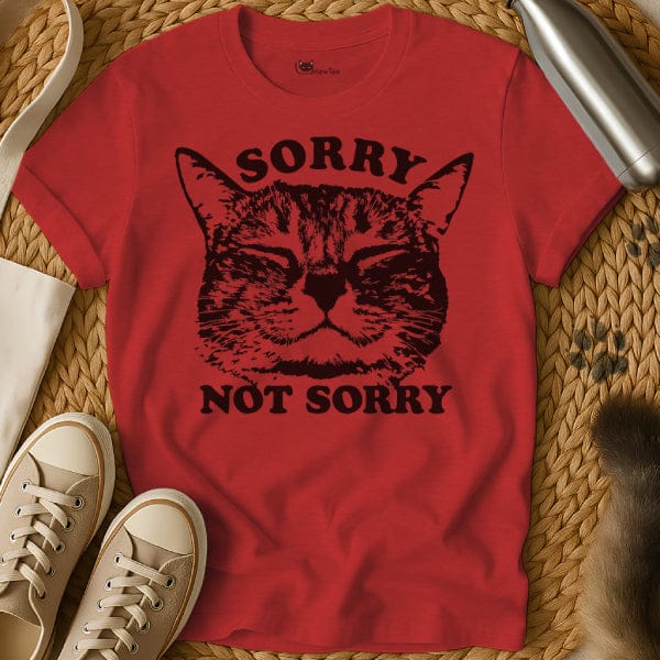 MewTee Red / S Sorry Not Sorry Shirt