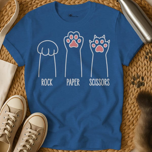 MewTee Rock Paper Scissors Shirt | Cat Tee