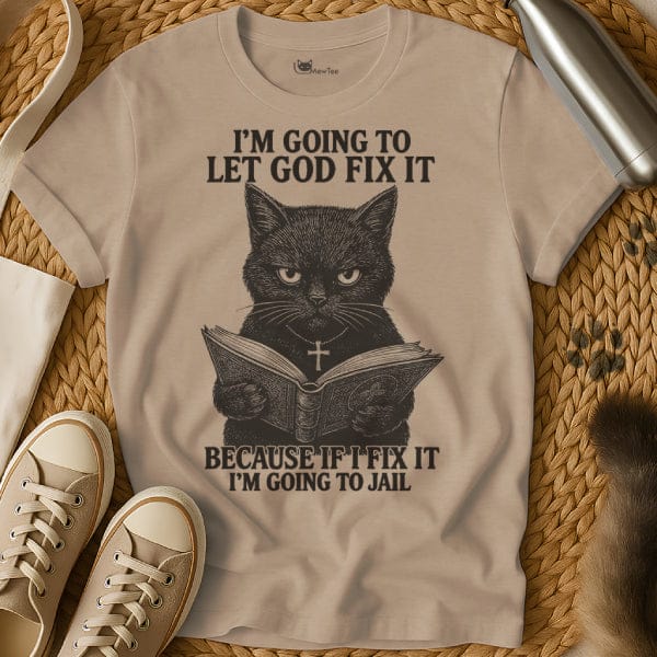 MewTee Sand / S Jesus Fix It Shirt