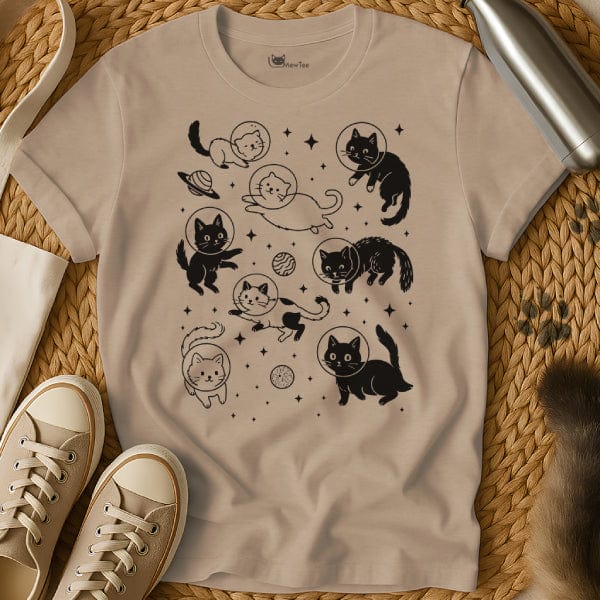 MewTee Sand / S Space Cat Shirt