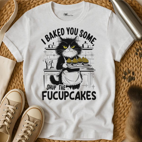 MewTee White / S Cake T Shirt | Cat Tees