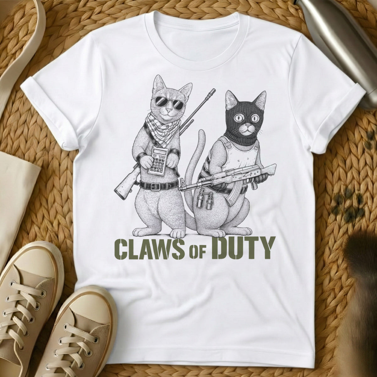 MewTee White / S Call Of Duty Shirt