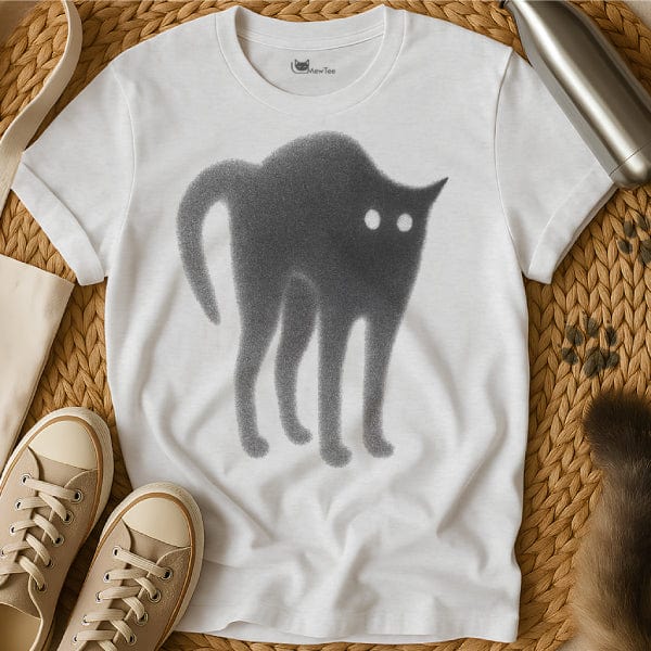 MewTee White / S Cat Printed Shirt | Cat Tee