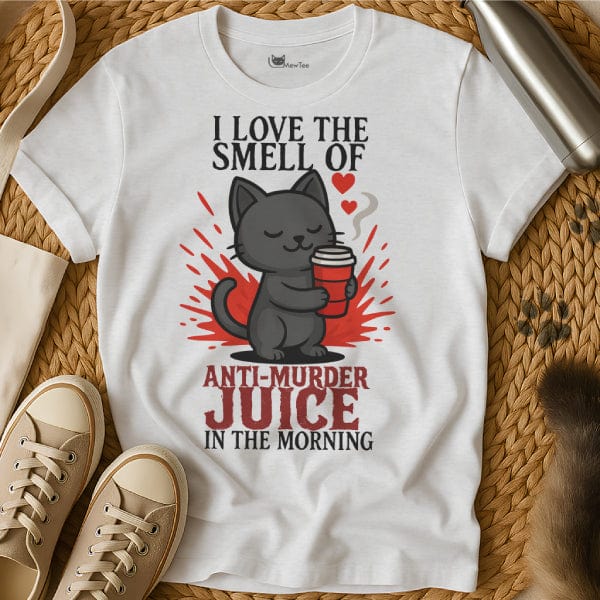 MewTee White / S Coffee T Shirt | Cat Tee