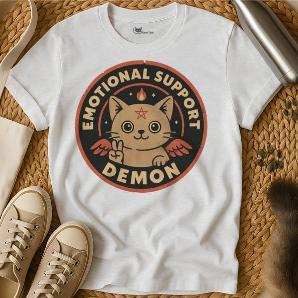 MewTee White / S Demon Cat Shirt | Cat Tee