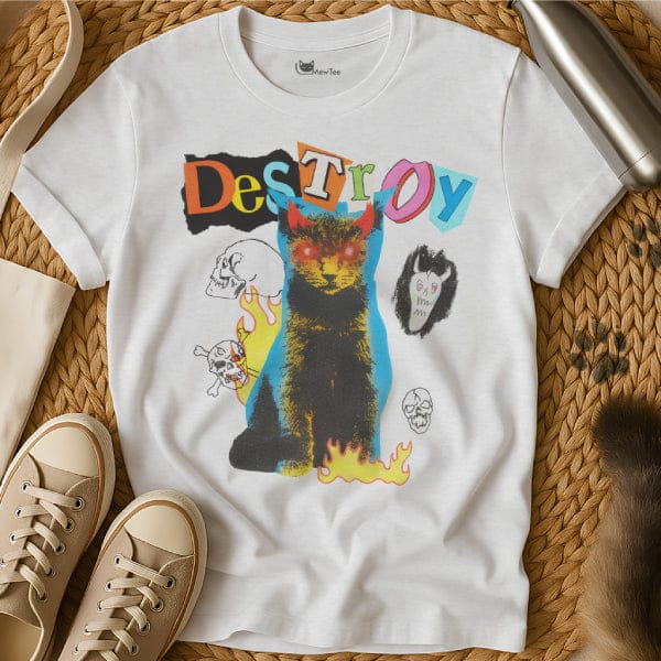 MewTee White / S Destroy Shirt