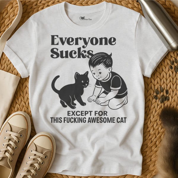 MewTee White / S Everyone Sucks Tee