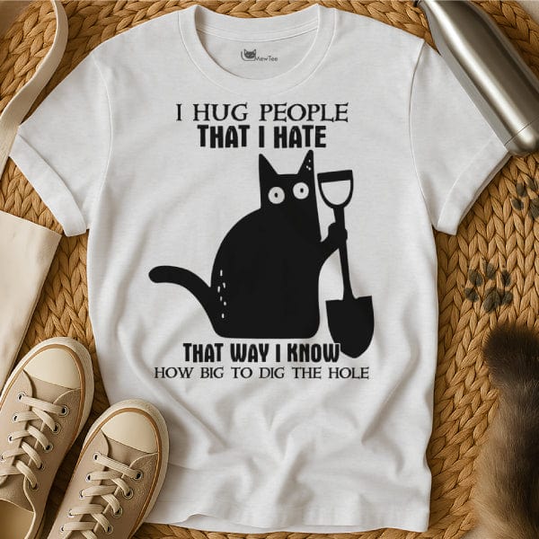 MewTee White / S Hate Shirt | Cat Tee