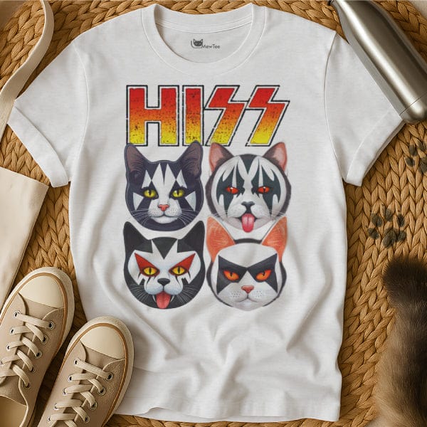 MewTee White / S Hiss Shirt | Cat Tee