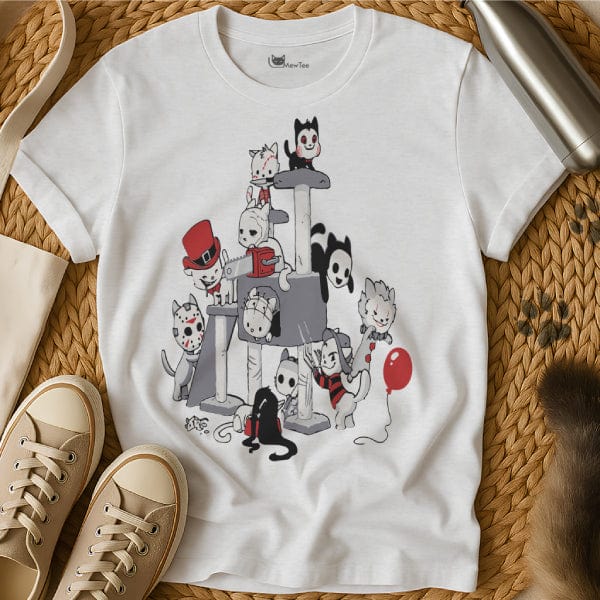 MewTee White / S Horror Cat Shirt | Cat Tee