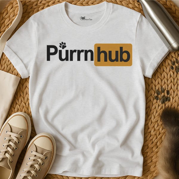 MewTee White / S Hub T Shirt | Cat Tee
