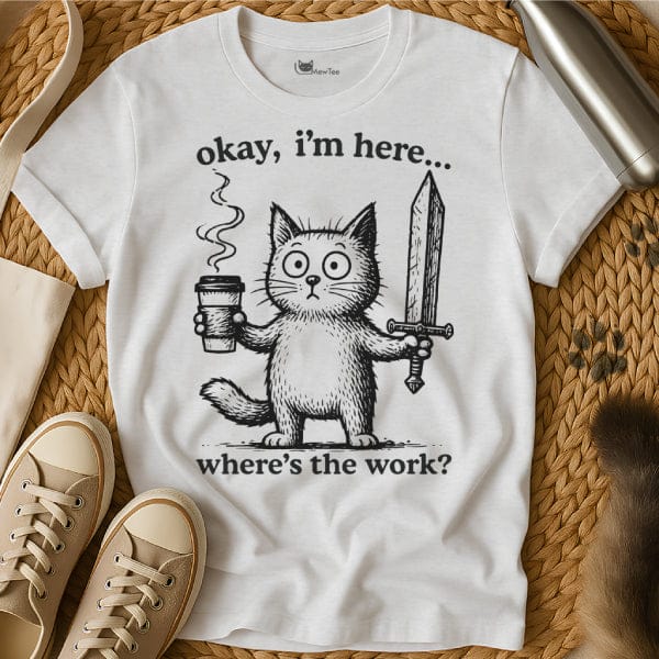 MewTee White / S I Am Here Shirt