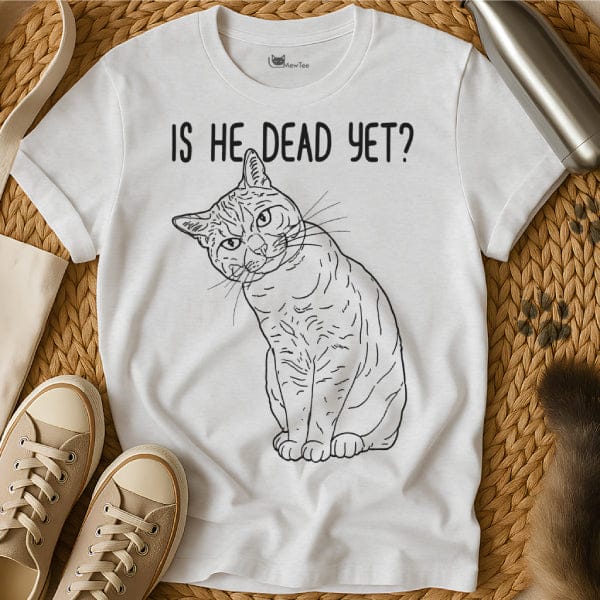 MewTee White / S Is He Dead Shirt