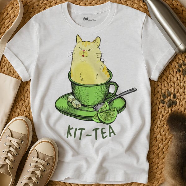 MewTee White / S Kit Tea Shirt | Cat Tee