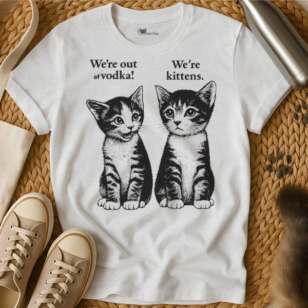 MewTee White / S Kitten Vodka Shirt