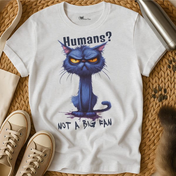MewTee White / S Not A Big Fan | Cat Tee