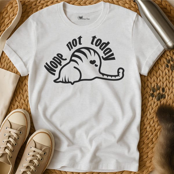 MewTee White / S Not Today Shirt | Cat Tee