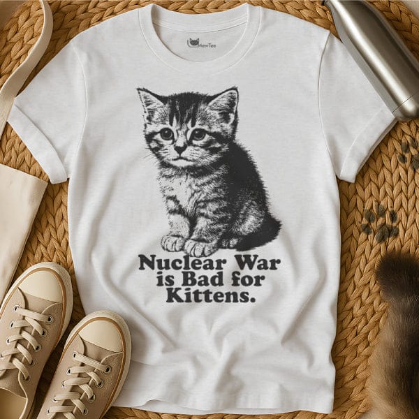 MewTee White / S Nuclear War Kitten Shirt