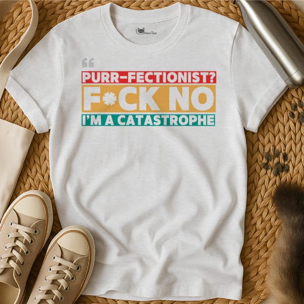 MewTee White / S Perfection Shirt | Cat Tee