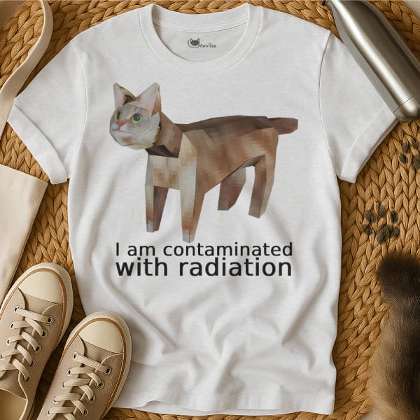 MewTee White / S Radiation Shirt | Cat Tee