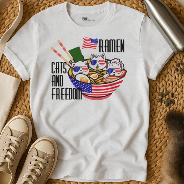 MewTee White / S Ramen Shirt | Cat Tee