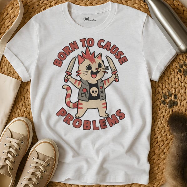 MewTee White / S Rebel Shirt