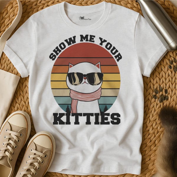 MewTee White / S Show Me Your Kitties Shirt | Cat Tee