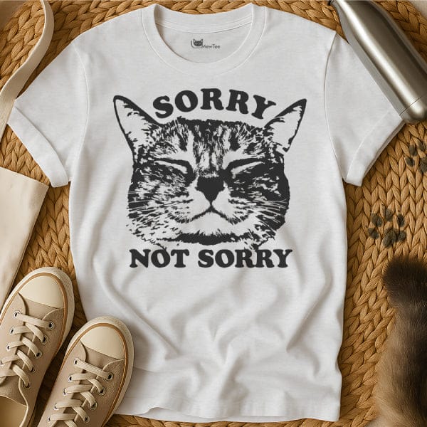 MewTee White / S Sorry Not Sorry Shirt