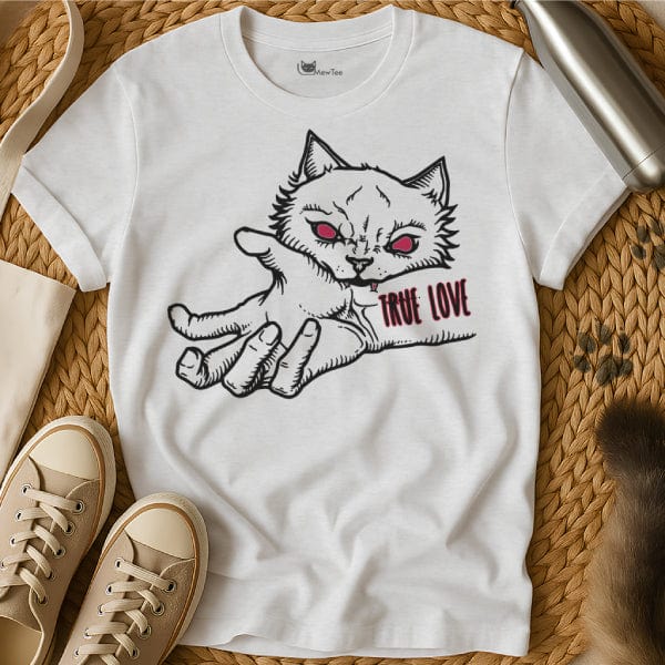 MewTee White / S True Love Shirt | Cat Tee