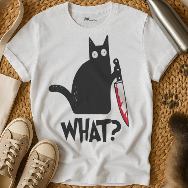 MewTee White / S What T-Shirt | Cat Tee