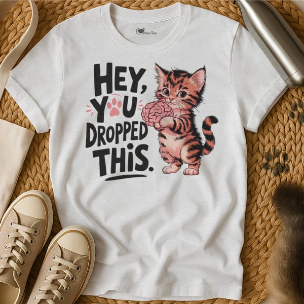 MewTee White / S You Dropped This Shirt | Cat Tee