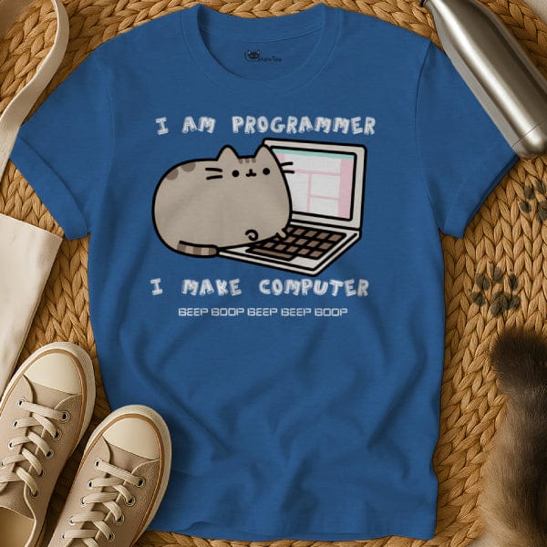 Funny Coding Cat Tee