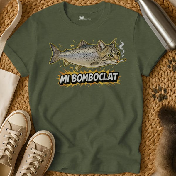 Funny Cat Fish Tee