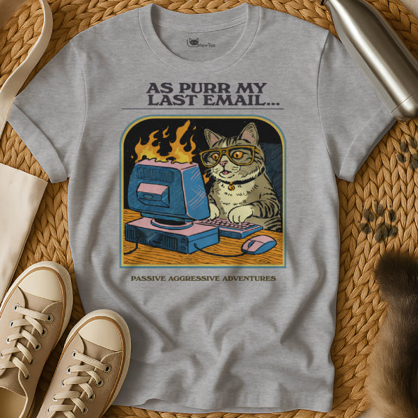 Workplace Humor Cat Shirt