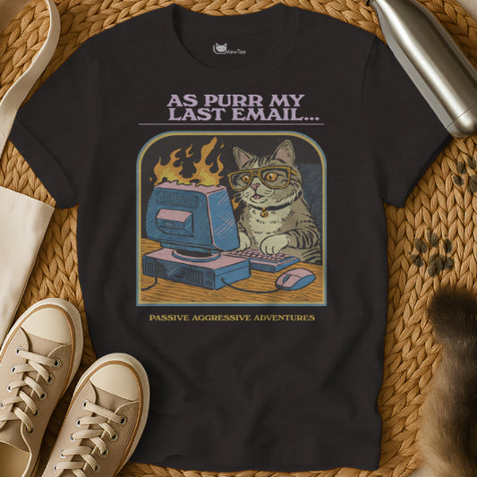 Workplace Humor Cat Shirt