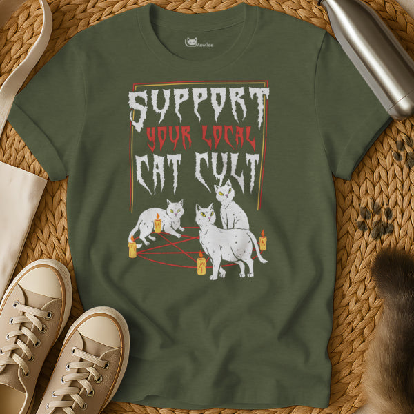 Funny Cat Cult Tee